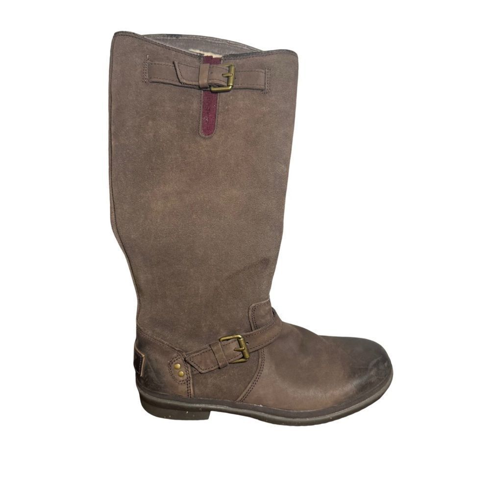 Brown Knee-High Leather Boots Ugg size 6 L